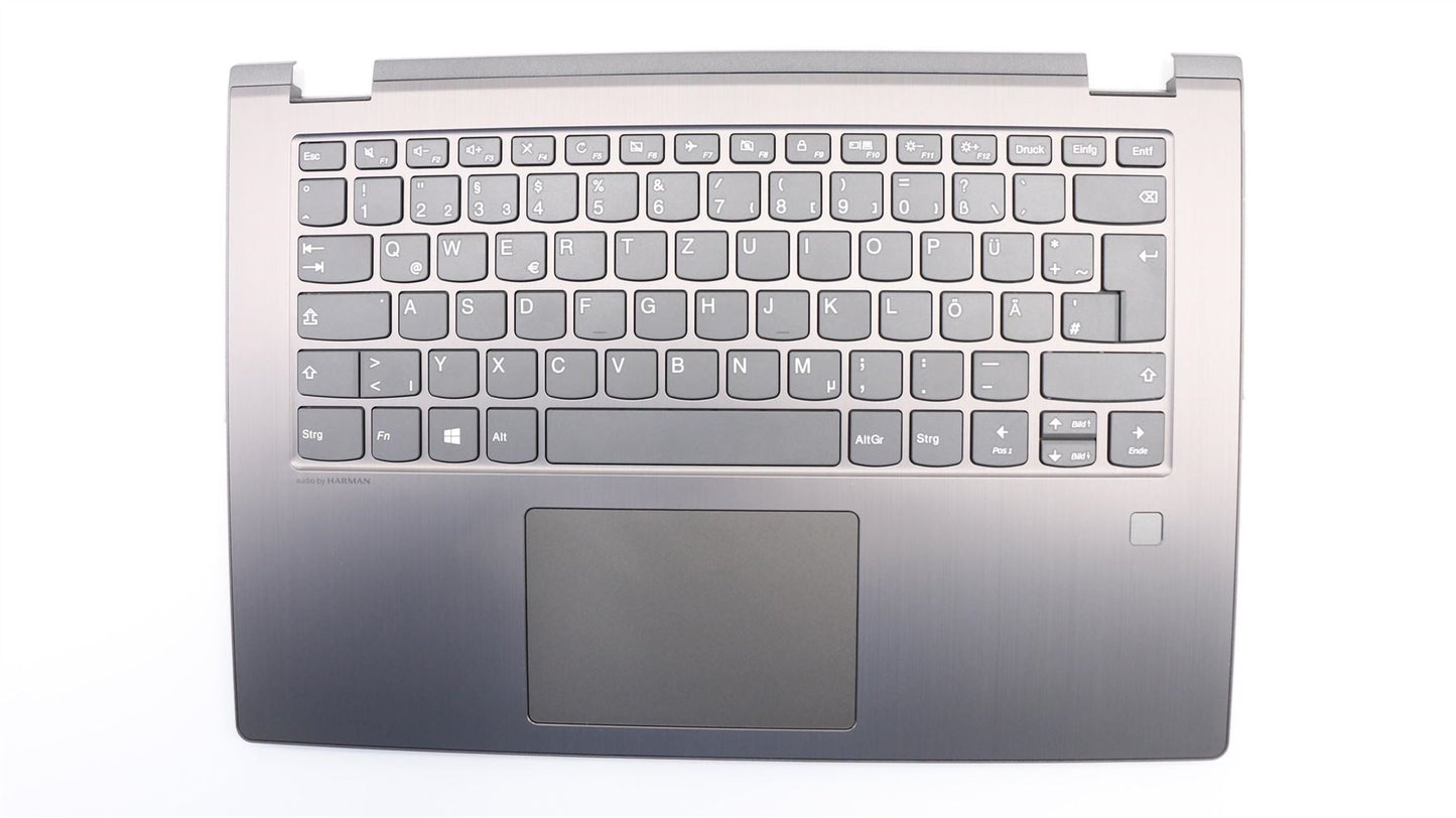 Lenovo Yoga 530-14IKB Keyboard Palmrest Top Cover German Grey 5CB0R08887