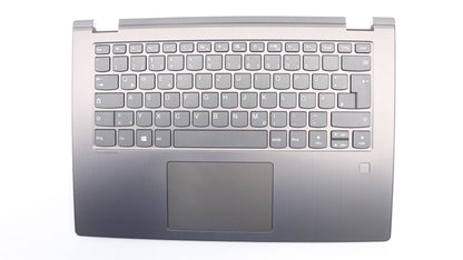 Lenovo Yoga 530-14IKB Keyboard Palmrest Top Cover German Grey 5CB0R08887