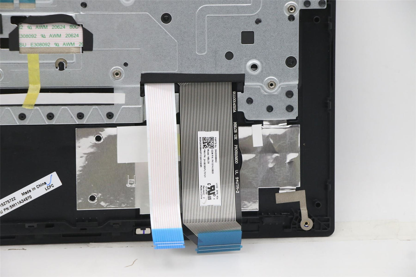 Lenovo MECH_ASM KBD SPA BL(Pri) Pat UK BK 5M11A34970