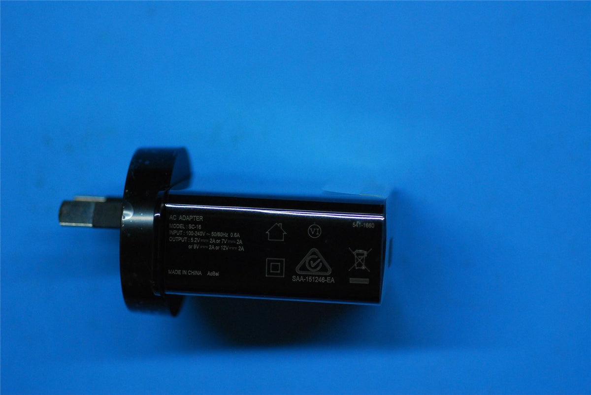 Lenovo Adapter;SC-16;5.2V/7V/9V/12V 2A;AU;B 5.2V 7V 9V 12V 2A AC Charger Adapter SA18C02168