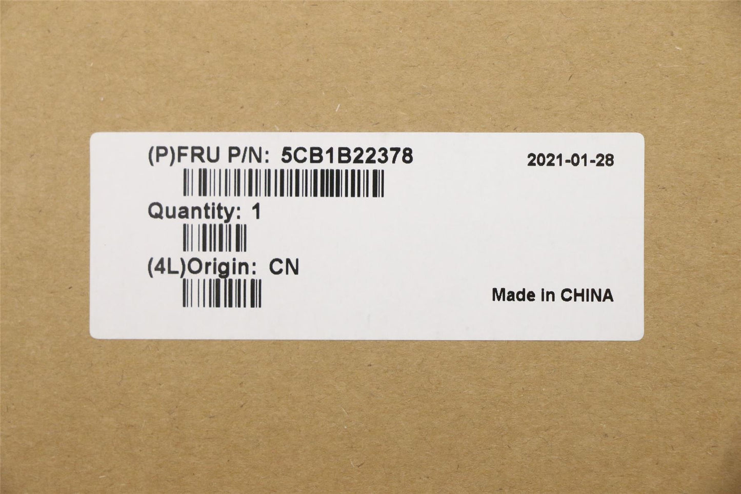 Lenovo Upper Case ASM_EURO ENG C 82FN BL 5CB1B22378