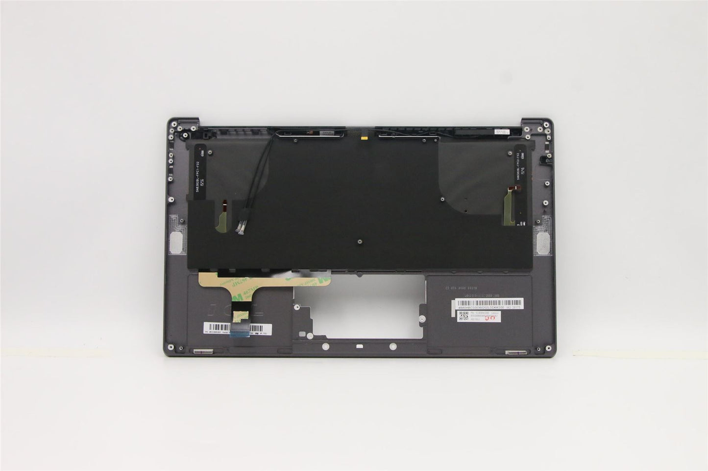 Lenovo S940 14IIL Keyboard Palmrest Top Cover Switzerland Iron Grey 5CB0W43496