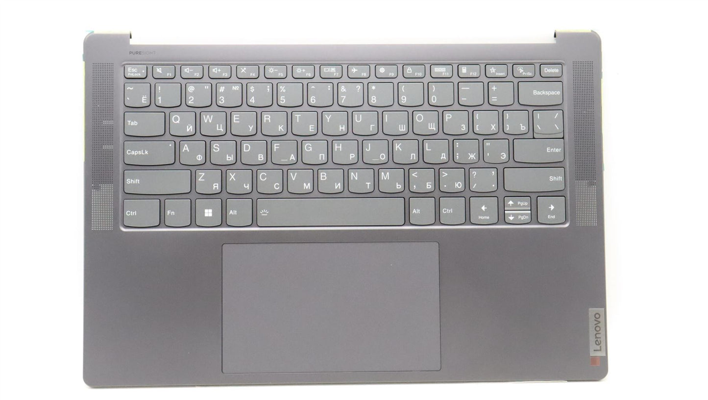 Lenovo Yoga 7 14ARH7 Palmrest Cover Touchpad Keyboard Russian 5CB1J37014