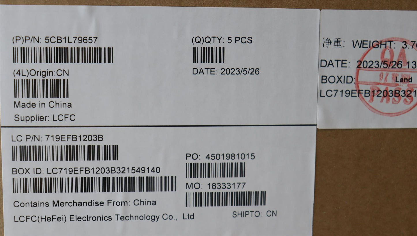 Lenovo IdeaPad 5 16APH8 Palmrest Cover Touchpad Keyboard French Grey 5CB1L79657