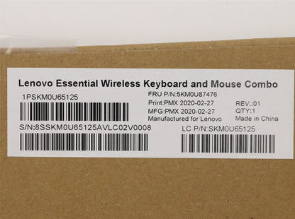 Lenovo WL KM GY_GYW CZE/SLV, Primax 5KM0U87476