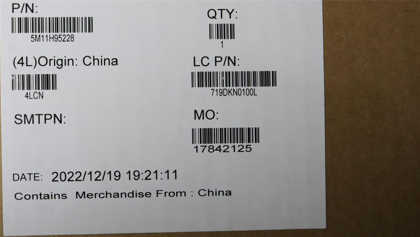 Lenovo MECH_ASM 13.3WQXGA+,OLED,RGB+IR,VL,Lbo 5M11H95228