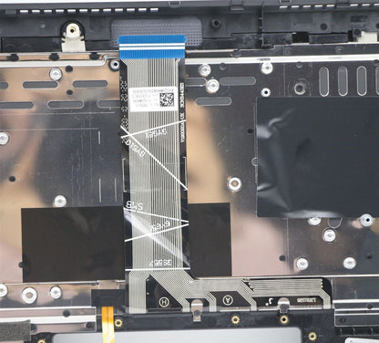 Lenovo Yoga 7-15IIL05 Keyboard Palmrest Top Cover Czech Grey 5CB0X55815