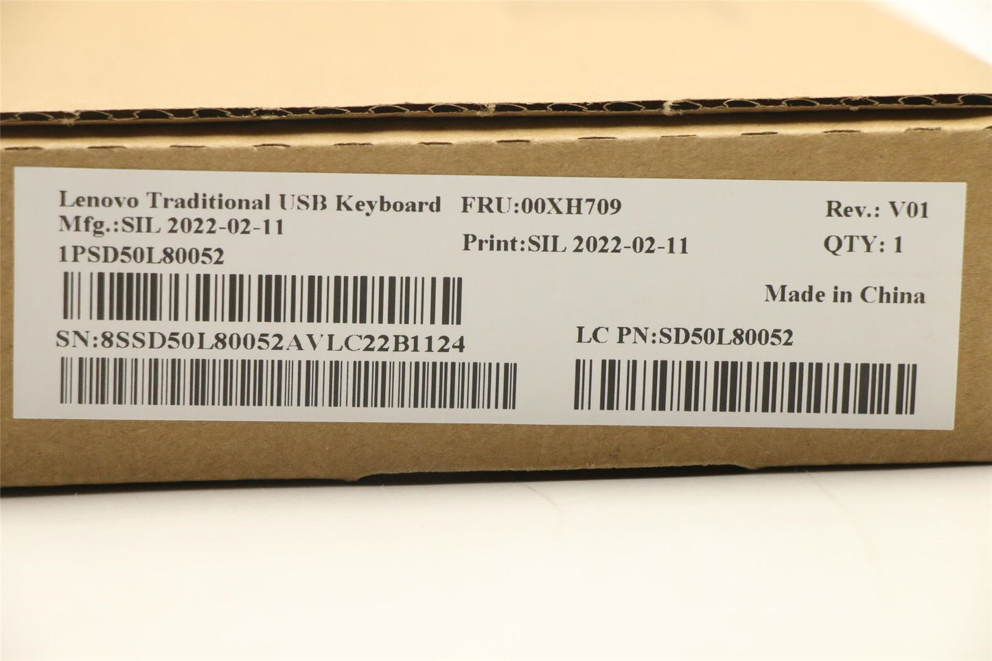 Lenovo ThinkStation P330 P340 P620 P350 P348 PX P7 USB Wired Keyboard 00XH709