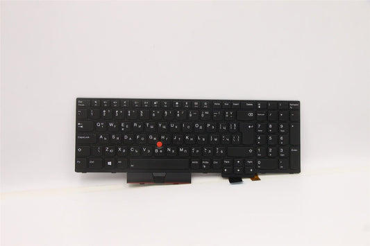 Lenovo ThinkPad T580 P52s Keyboard Bulgarian Black Backlit 01HX266