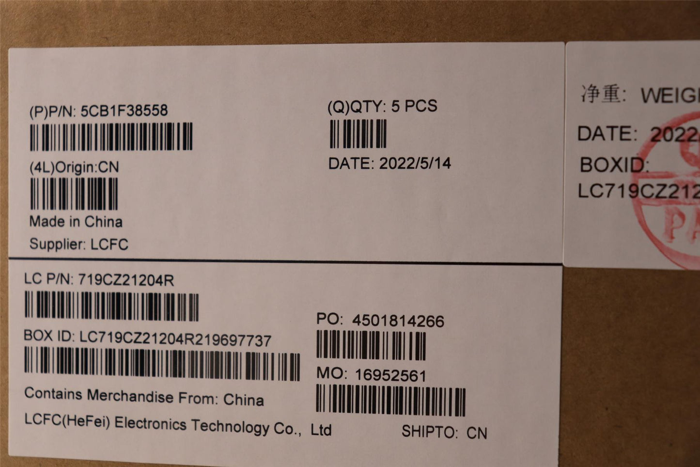 Lenovo 5 16IAH7H Palmrest Cover Touchpad Keyboard French Storm Grey 5CB1F38558
