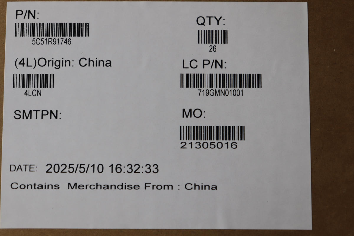 Lenovo CARDPOP FRU IO/B NSG621 I/O Board 5C51R91746