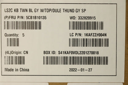 Lenovo Upper Case ASM_CH Q82AC GY 5CB1B10135