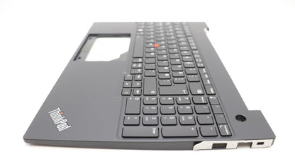 Lenovo ThinkPad E16 Gen 1 Keyboard Palmrest Top Cover Norwegian Black 5M11L65256