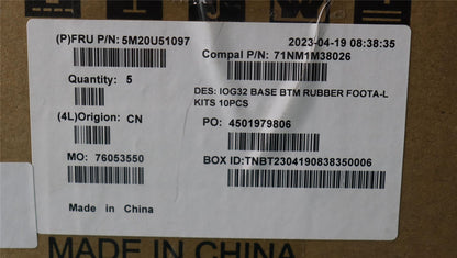 Lenovo Y9_BASE_BOTTOM_RUBBER_FOOT_B 5M20U51097