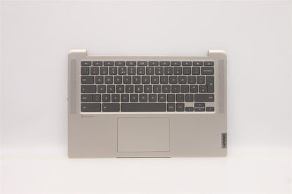 Lenovo IdeaPad 5 14ITL6 Palmrest Cover Touchpad Keyboard UK Sand 5CB1D33525