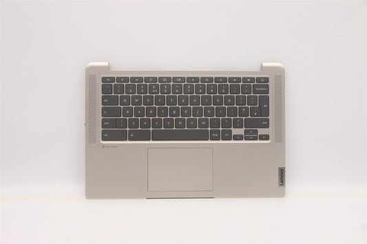 Lenovo IdeaPad 5 14ITL6 Palmrest Cover Touchpad Keyboard UK Sand 5CB1D33525