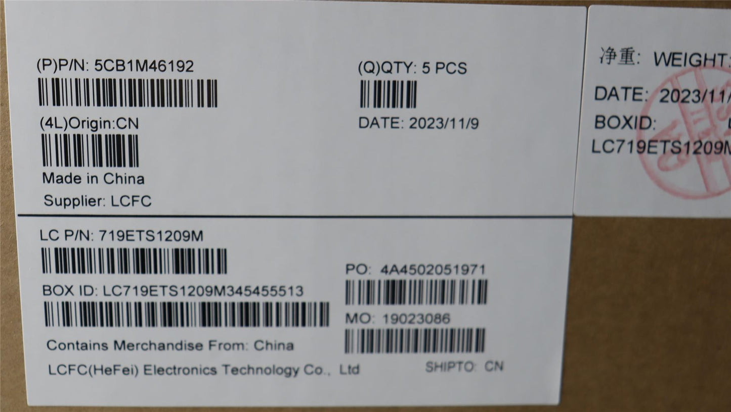 Lenovo COVER Upper Case ASM_POR L 83EQFP AG 5CB1M46192
