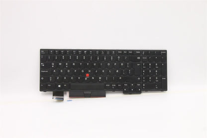 Lenovo ThinkPad T15 Gen 2 T15 P15s Gen 2 Keyboard Icelandic Black 5N20V78050
