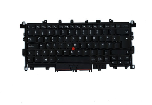 Lenovo ThinkPad Yoga X1 1st Gen Keyboard Danish Black Backlit 00JT870 01AW909
