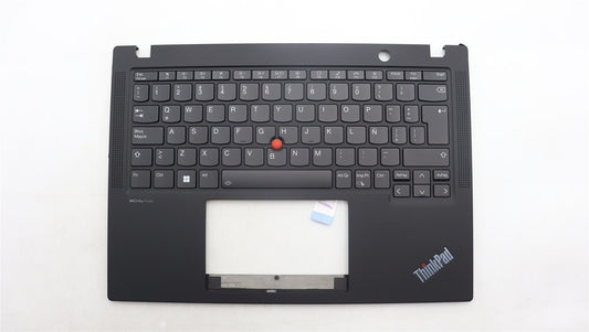 Lenovo ThinkPad X13 Gen 4 Palmrest Cover Keyboard Latin Spanish Black 5M11H94421