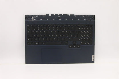 Lenovo 5 15ITH6 Palmrest Cover Touchpad Keyboard UK Blue Backlit 5CB1D10937