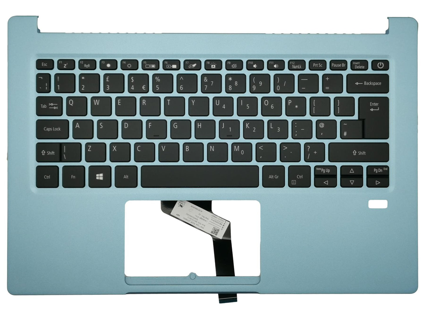 Acer Swift SF314-57 SF314-57G Palmrest Cover Keyboard UK Blue 6B.HJNN8.031