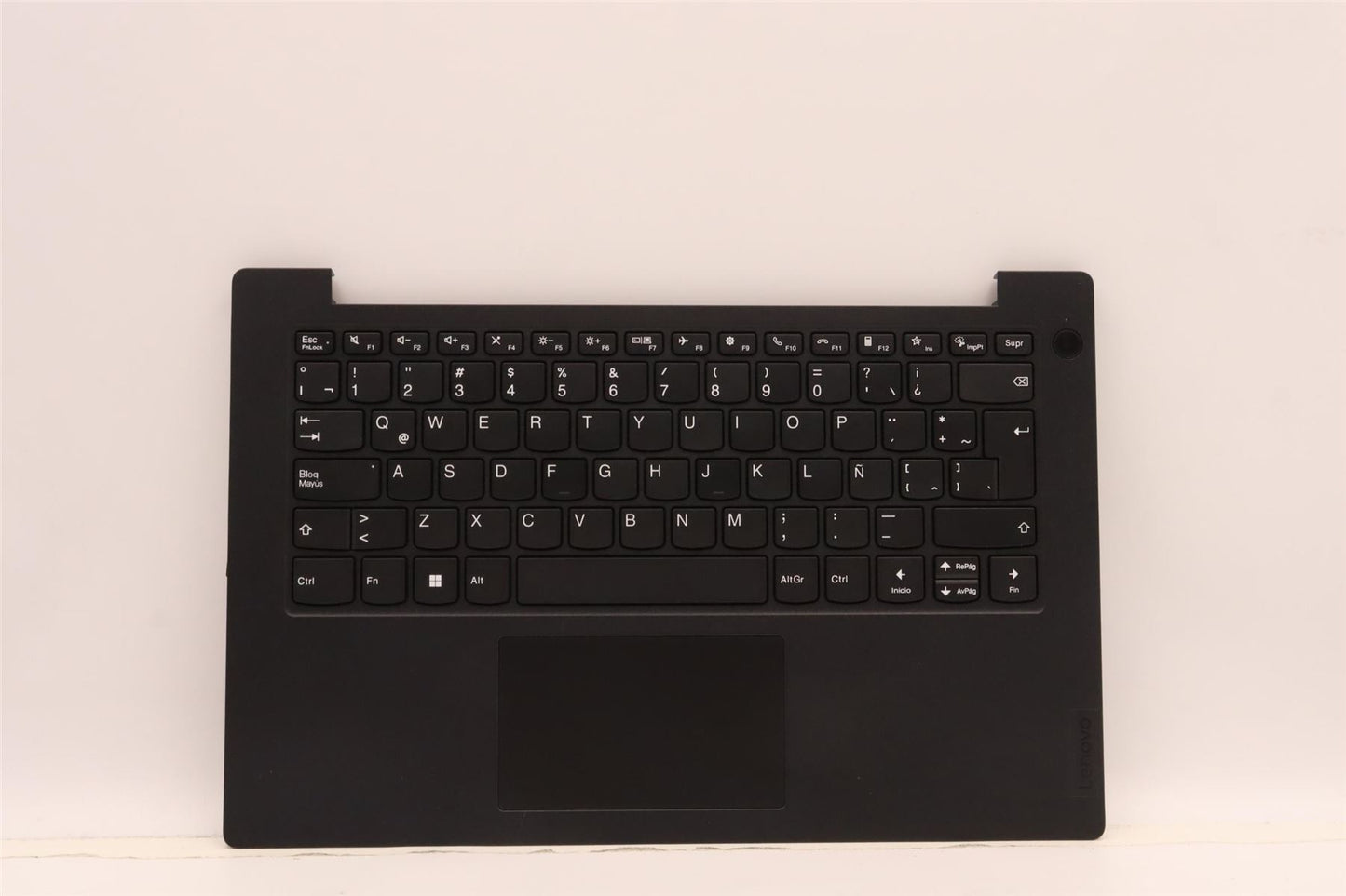 Lenovo K14 Palmrest Cover Touchpad Keyboard Latin Spanish Black 5M11F26614