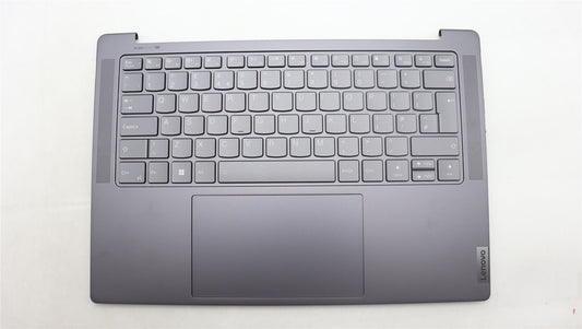 Lenovo Yoga 7 14APH8 Palmrest Cover Touchpad Keyboard UK Storm Grey 5CB1L80515
