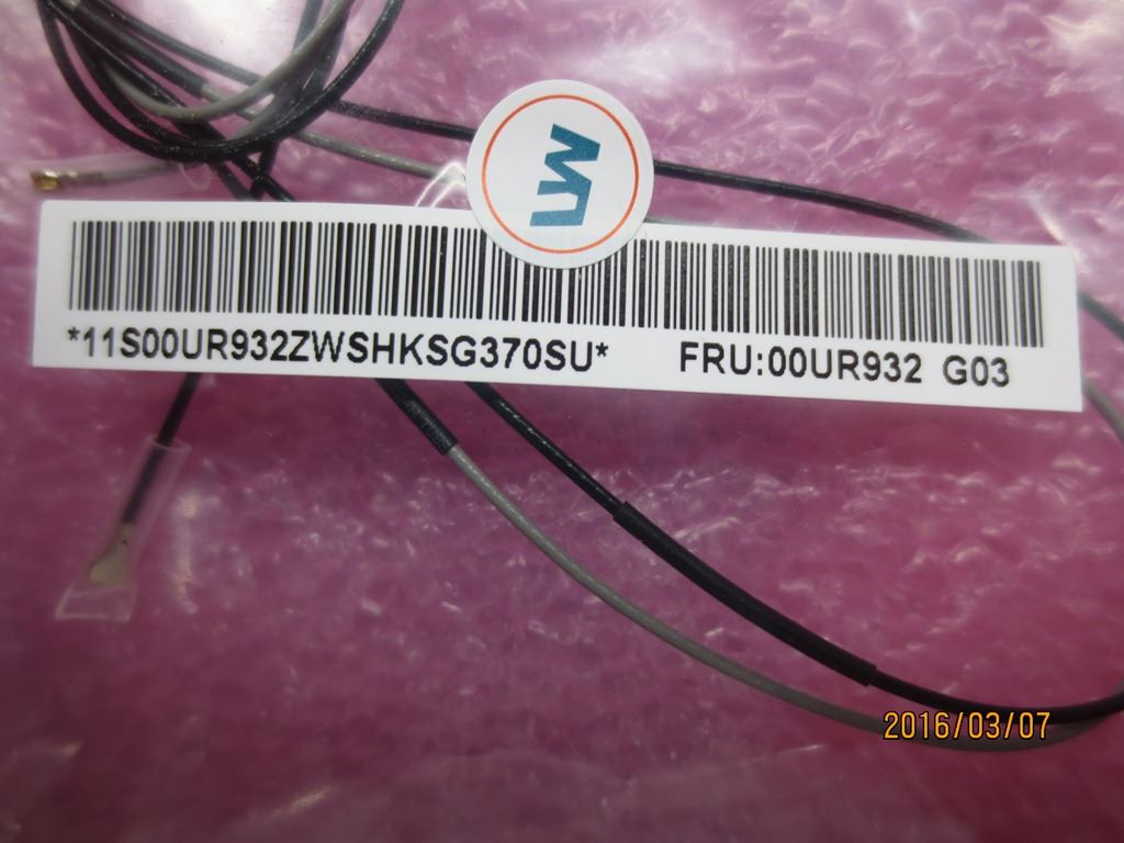 Lenovo ThinkPad T460s Wi-Fi Wifi Wireless Antenna 00UR932
