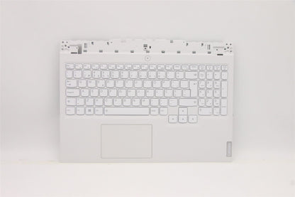 Lenovo Legion 5-15ACH6H Keyboard Palmrest Top Cover Portuguese White 5CB1C74887