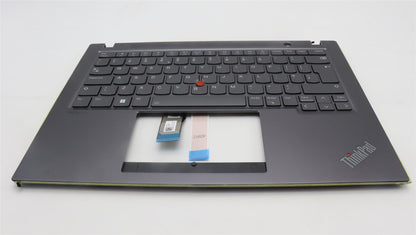 Lenovo ThinkPad T14s Gen 3 Keyboard Palmrest Top Cover UK Black 5M11H52493