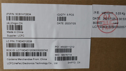 Lenovo Upper Case ASM_SWS L82RM AB_NFP_BL 5CB1H72634