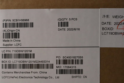 Lenovo IdeaPad 3 14IAU7 Palmrest Cover Touchpad Keyboard US Backlit 5CB1H56968