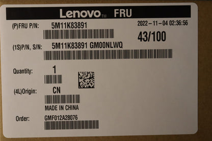 Lenovo ThinkPad T14s Gen 3 Bezel front trim frame Cover Black 5M11K83891