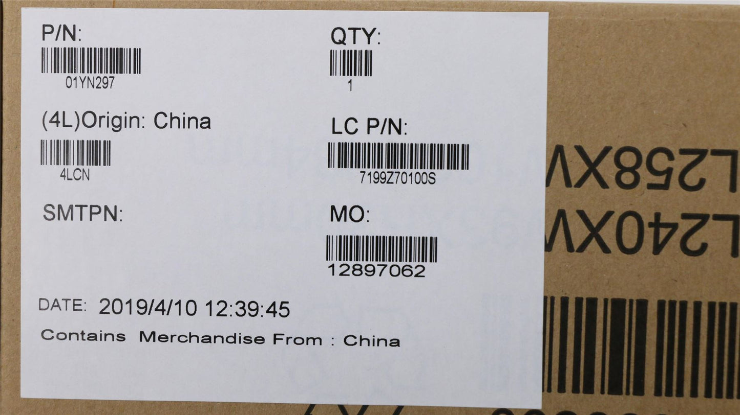 Lenovo FRU IR Camera cable for CNC standard FPC Amphenol 01YN297