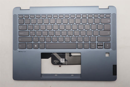 Lenovo IdeaPad 5 14ABR8 Keyboard Palmrest Top Cover Hebrew Silver 5CB1K20866