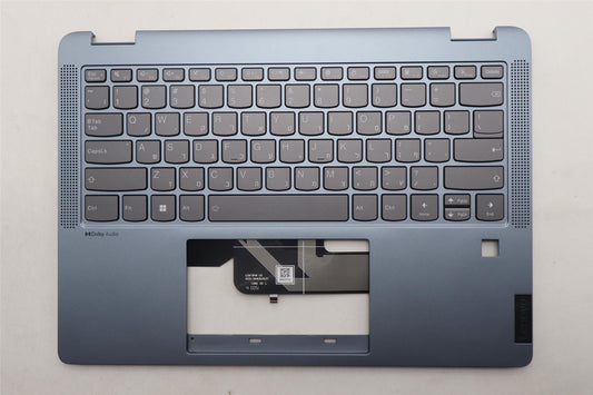 Lenovo IdeaPad 5 14ABR8 Keyboard Palmrest Top Cover Hebrew Silver 5CB1K20866