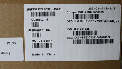 Lenovo LOQ 15APH8 LOQ 15IRH8 Palmrest Cover Touchpad Keyboard US Grey 5CB1L49781