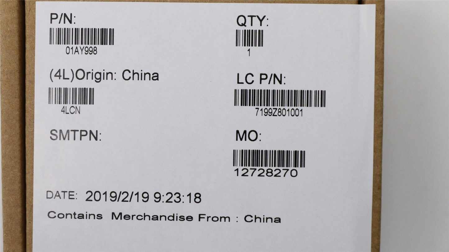 Lenovo 01AY998 MECHANICAL DummyCvr,SmartCard,Subcard,BK