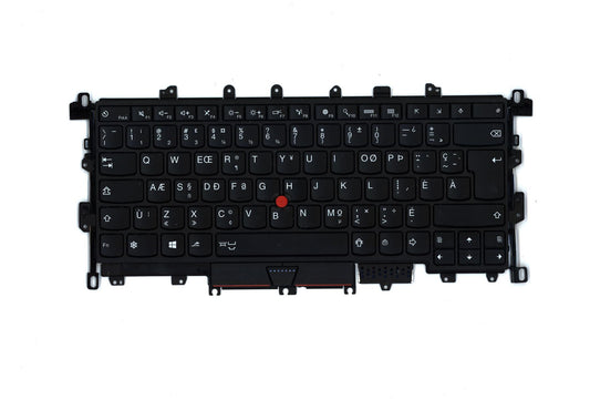 Lenovo KBD, CFA, LB, screw, CHY, Backlit Canadian French Keyboard 01AW952