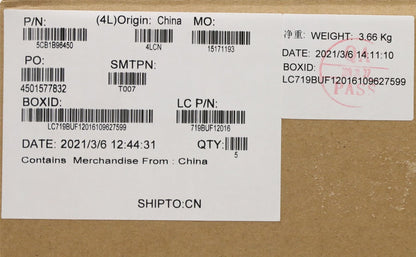 Lenovo Upper Case ASM_BEL L82KB BK DIS 5CB1B96450