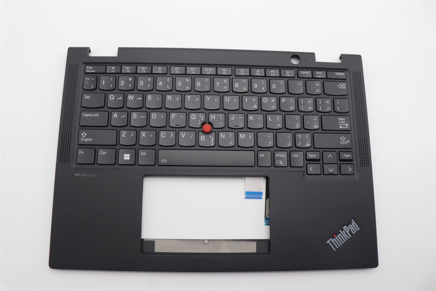 Lenovo ThinkPad X13 Gen 4 Keyboard Palmrest Top Cover Arabic Black 5M11L64192