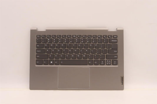 Lenovo Yoga 14s Palmrest Touchpad Cover Keyboard US Europe Grey 5CB1J10005