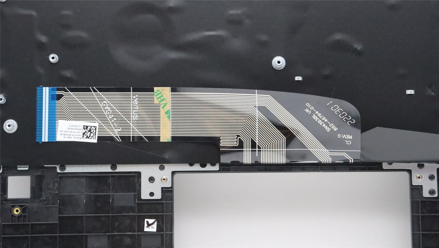 Lenovo IdeaPad 5 14IAU7 Keyboard Palmrest Top Cover French Grey 5CB1H79921