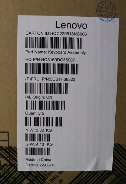 Lenovo ThinkBook 14 G4+ IAP Palmrest Cover Touchpad Keyboard 5CB1H68323