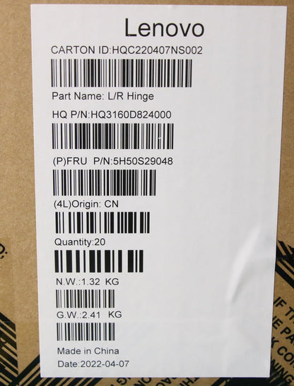 Lenovo Flex 15IJL7 Hinge Hinges Bracket 5H50S29048