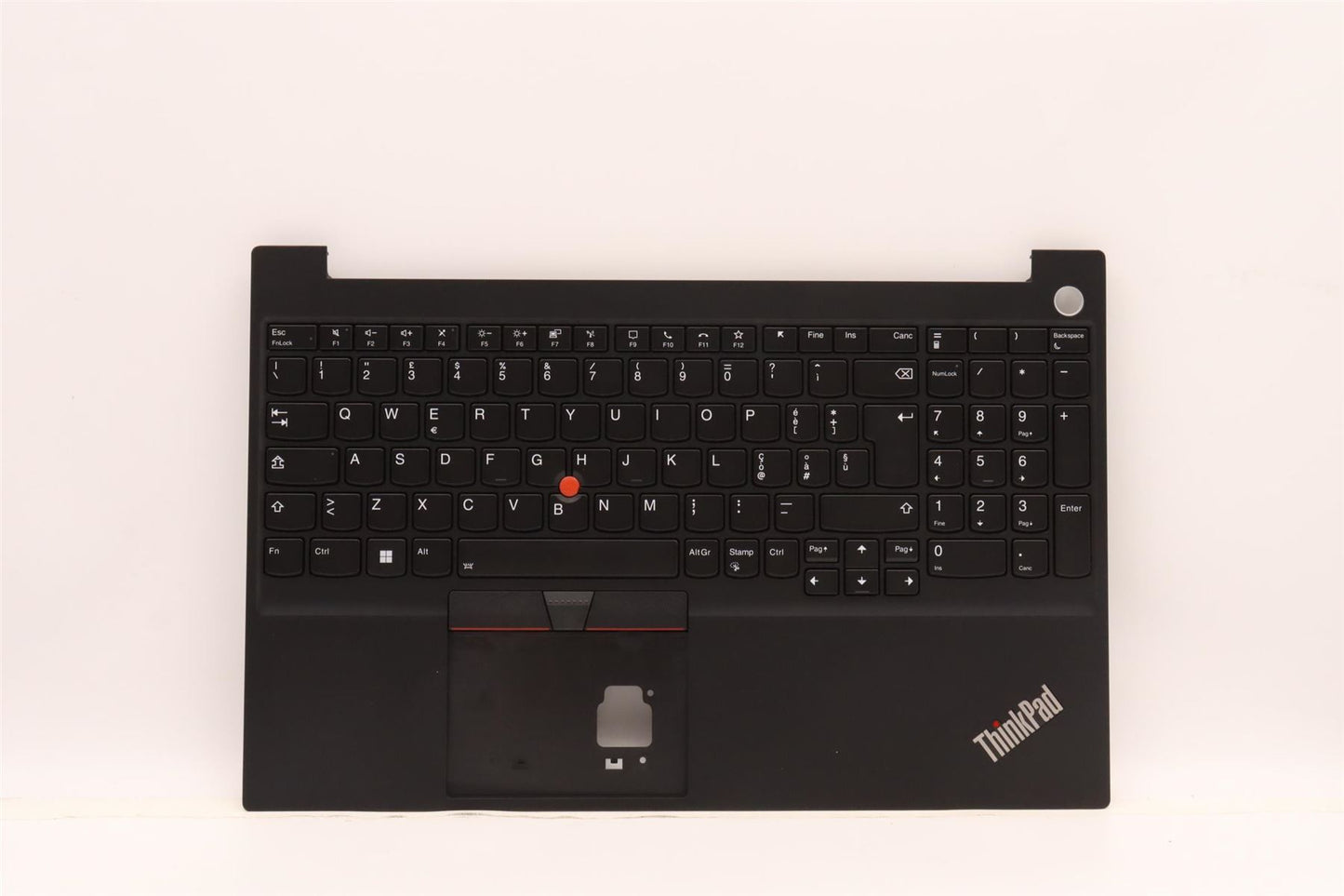 Lenovo ThinkPad E15 2 Keyboard Palmrest Top Cover Italian Black 5M11A36419