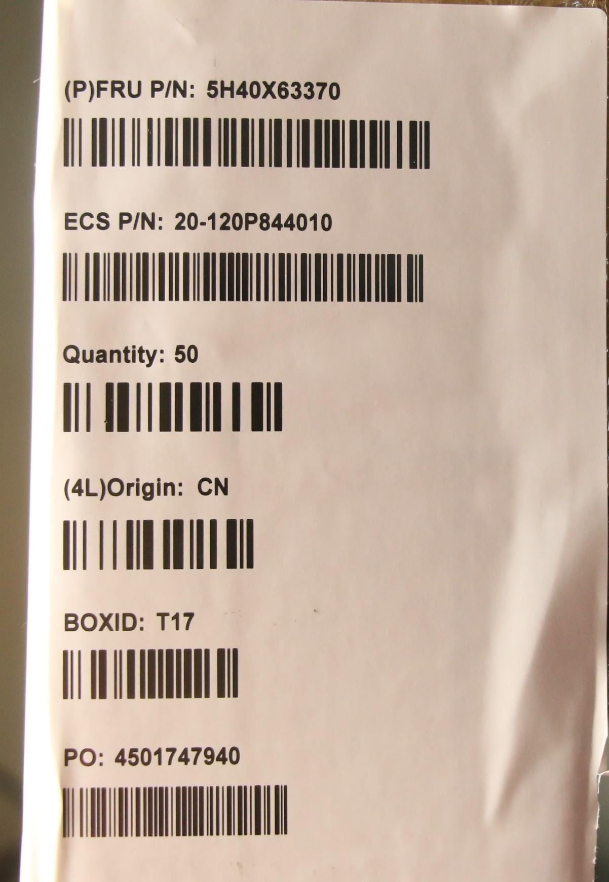 Lenovo MOS SINK-TOP (Intel),ECS 5H40X63370