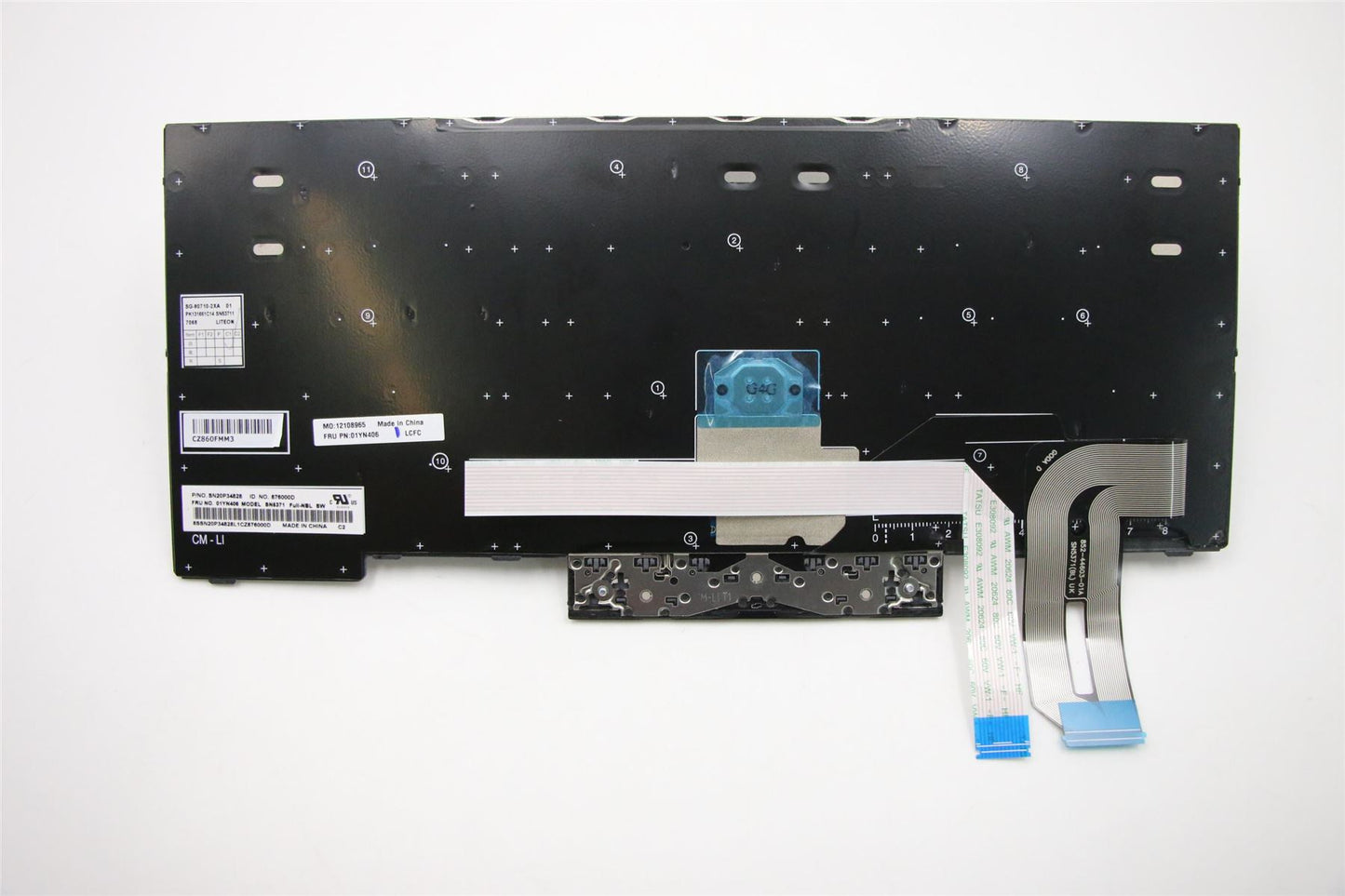 Lenovo ThinkPad T480s L380 L390 E480 E490 Keyboard Swiss Silver 01YN406