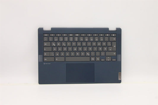 Lenovo IdeaPad 5 13ITL6 Palmrest Touchpad Cover Keyboard German Blue 5CB1D04882